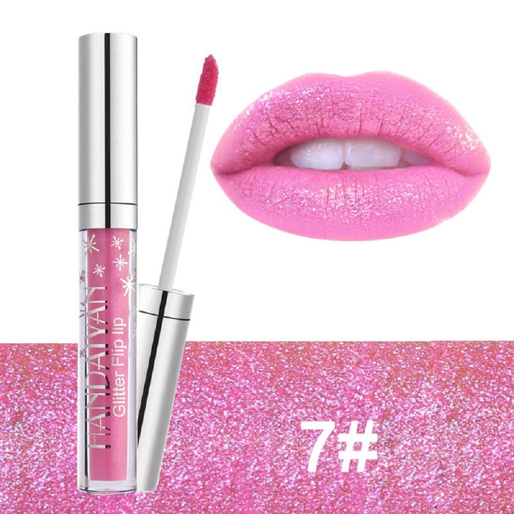 

HANDAIYAN No-Touch Cup of Shiny Colorful Lip Gloss, #007