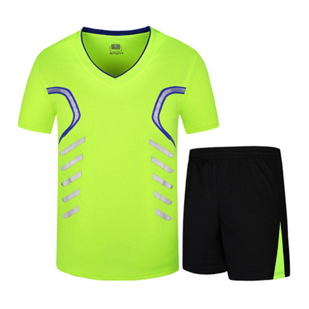 

Fast Dry Exercise Set Outdoor Running Sportswear Fat Up To 9XL, Green