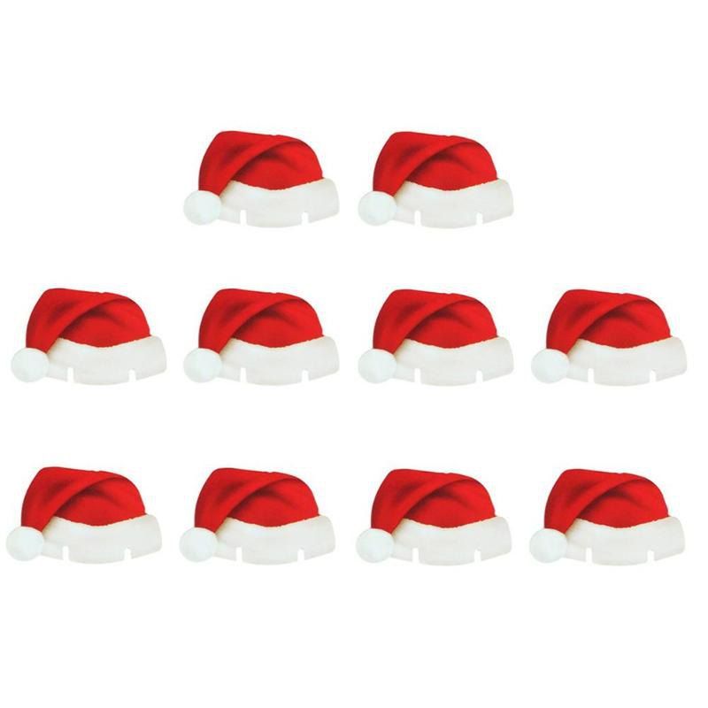 

10Pcs/lot Christmas Decorations For Home Table Place Cards, Red