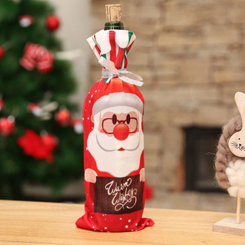 

Red Wine Bottle Set Tableware Home Decoration Supplies Christmas Decorations, Multi-b