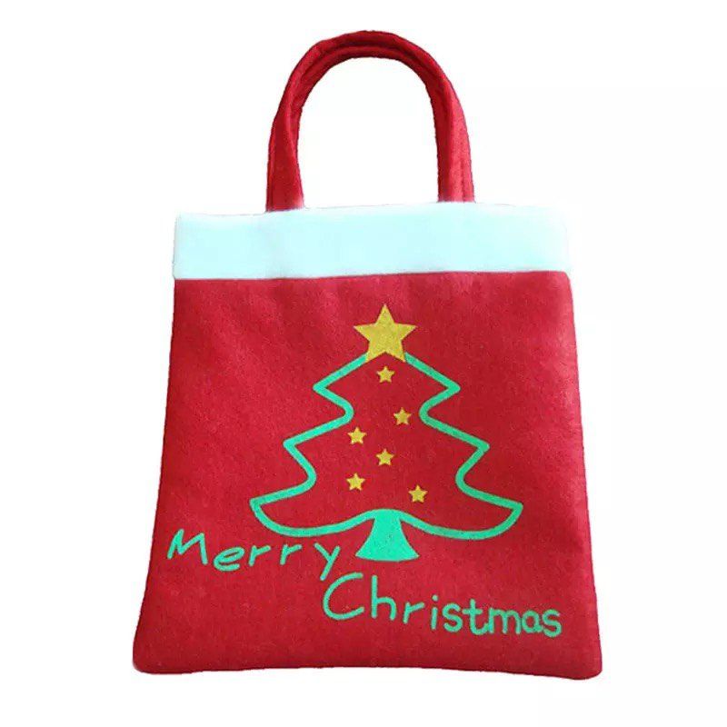 

Creative Santa Claus Candy Bag Christmas Supplies Home Child, Ruby red;red