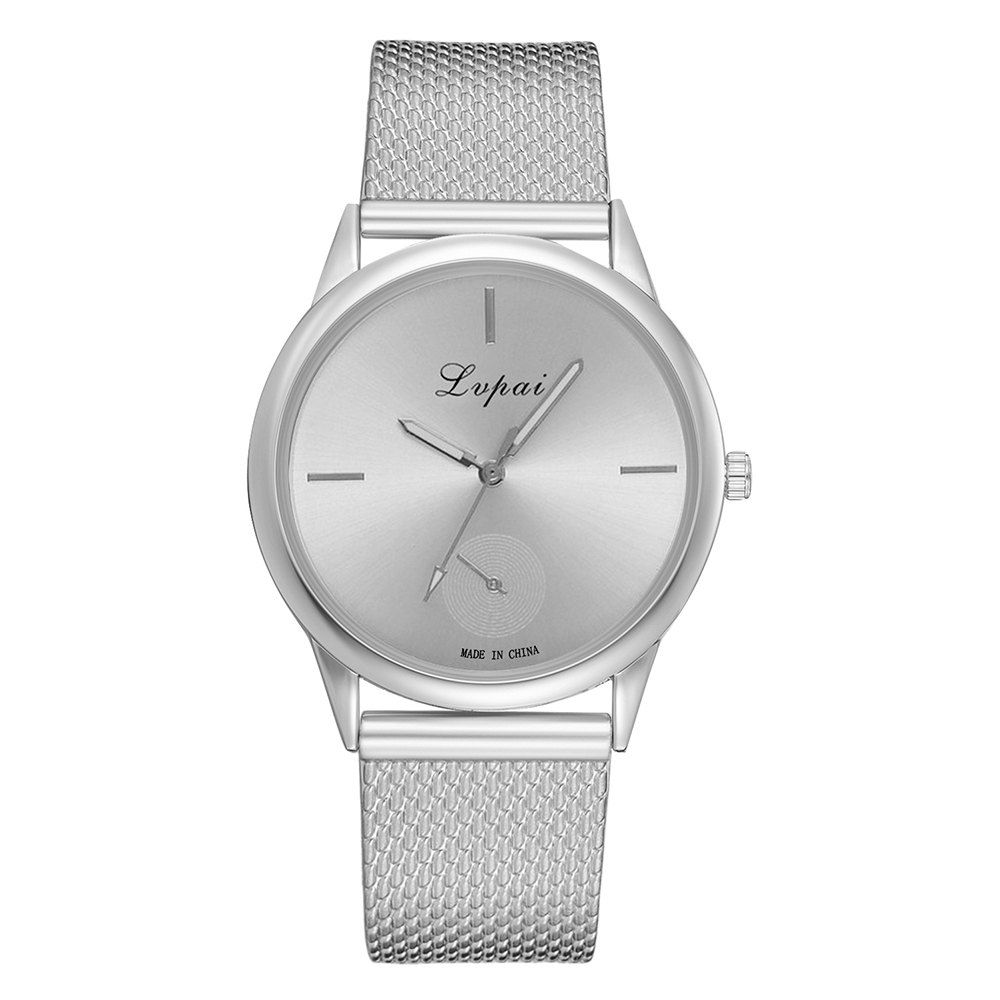 

P660 Women Silicone Strap Quartz Watch, Silver