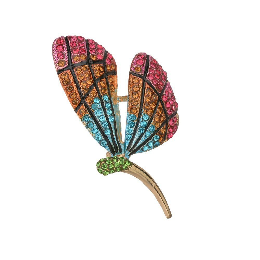 

Fashion Multicolor Butterfly Brooch, Multi-a