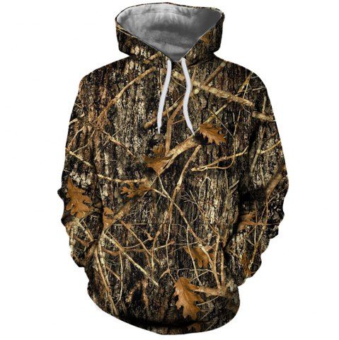 

3D Winter Fashion Sports Tree Print Mens Hoodie, Multi