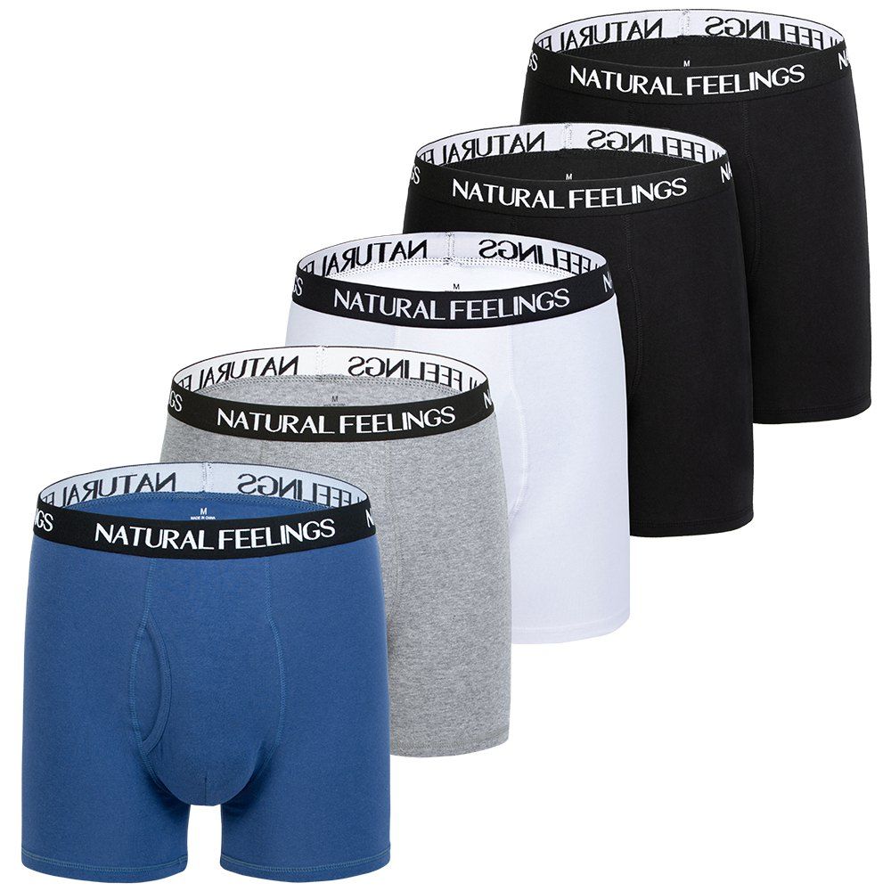 

5P CS All Cotton Comfortable Underpants Briefs for Men Boxers, Multi