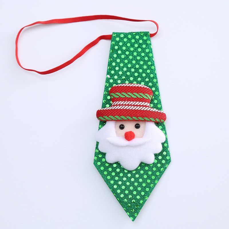 

YEDUO Children Tie Stage Performance Santa Claus Little Bear Xmas Bow Ties, Green apple