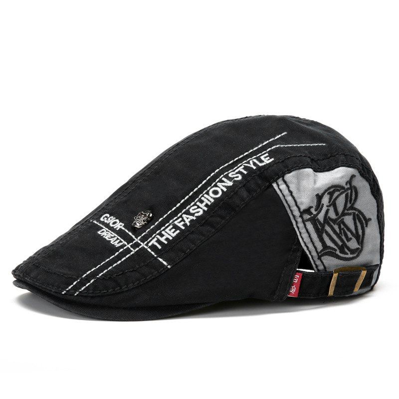 

rivet cap + adjustable side 56-59cm head circumference, Black