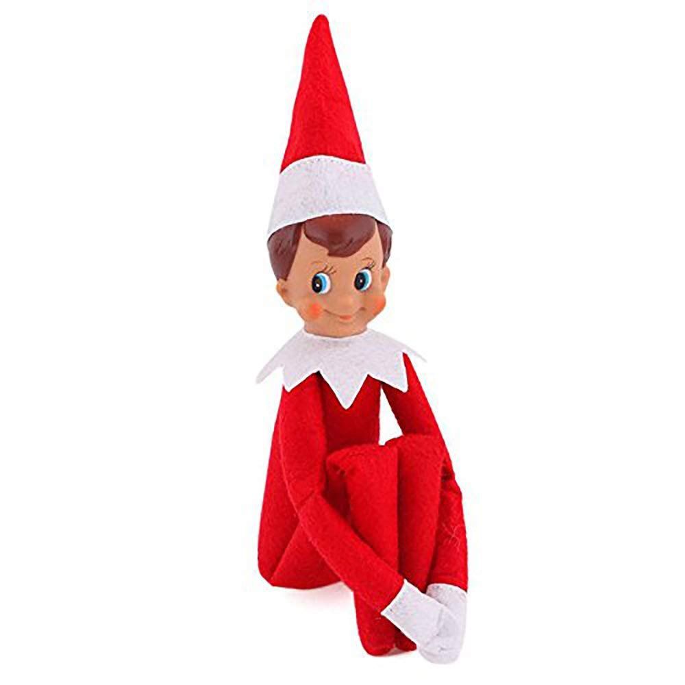 

Christmas Elf Gift Decoration for House Red Boy Plush Doll Toy