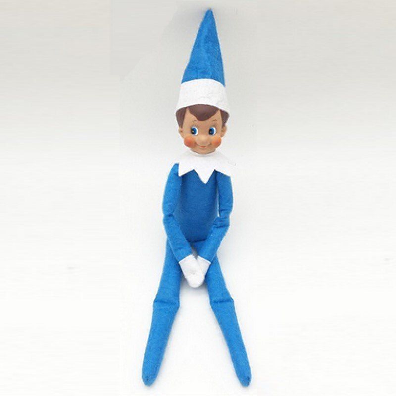 

Christmas Elf Gift Plush Doll Toy for House Decoration, Blue