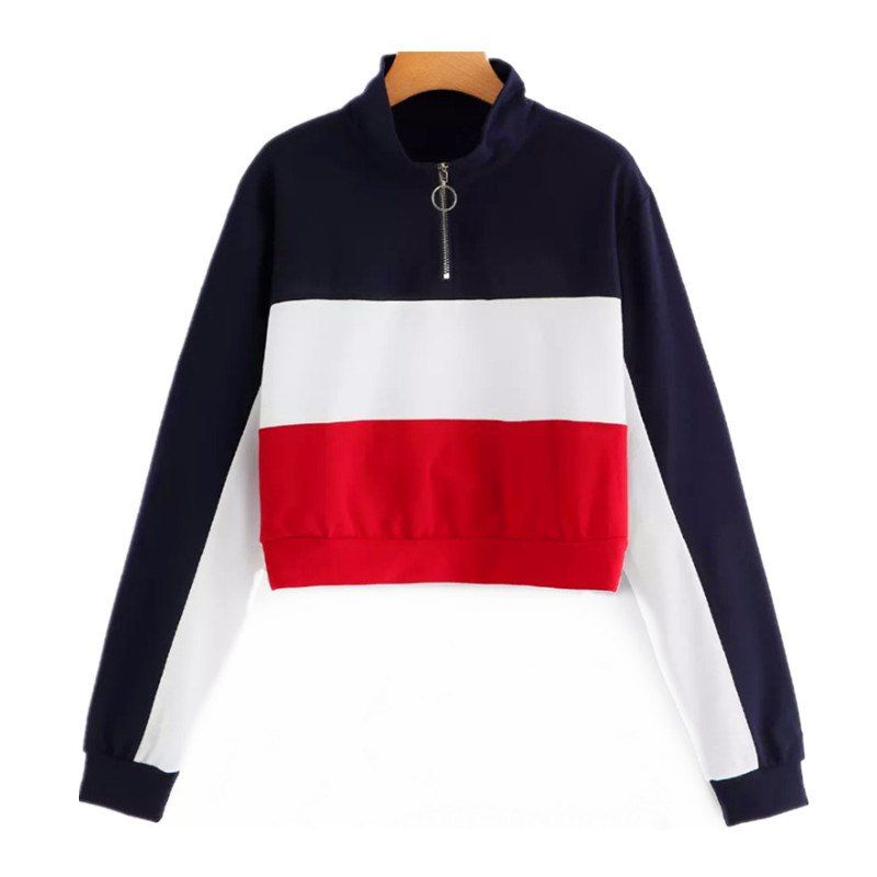 

Collar Women'S Sweatshirt, Multi