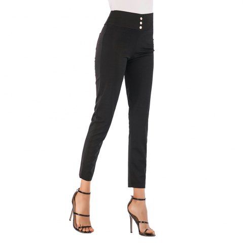 Women'S Fashion Stretch Slim High Waist Leggings Trousers