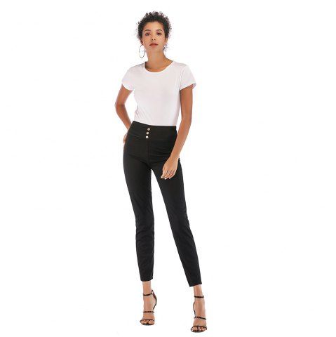 Women'S Fashion Stretch Slim High Waist Leggings Trousers