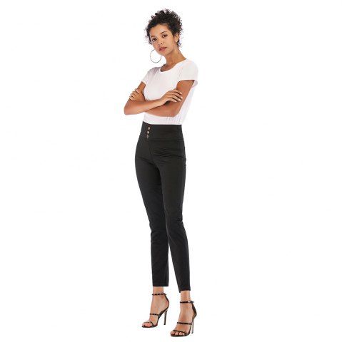 Women'S Fashion Stretch Slim High Waist Leggings Trousers