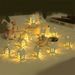 10PCS LED Christmas Tree House Style Fairy Lights Led String Wedding Decoration -  