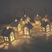 10PCS LED Christmas Tree House Style Fairy Lights Led String Wedding Decoration -  