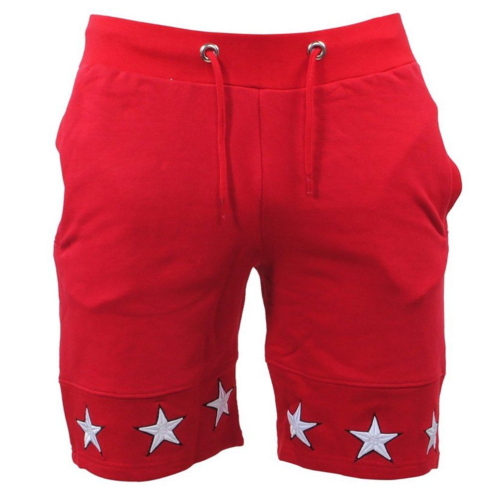 

Mens Shorts Gyms Fitness Bodybuilding Workout Sporting Pants Sweatpants Sport, Red