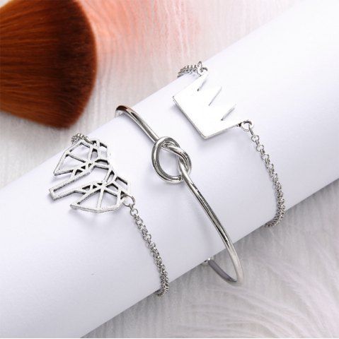 Women'S Fashion Metal Knot Bracelet Crown Personality Bracelet