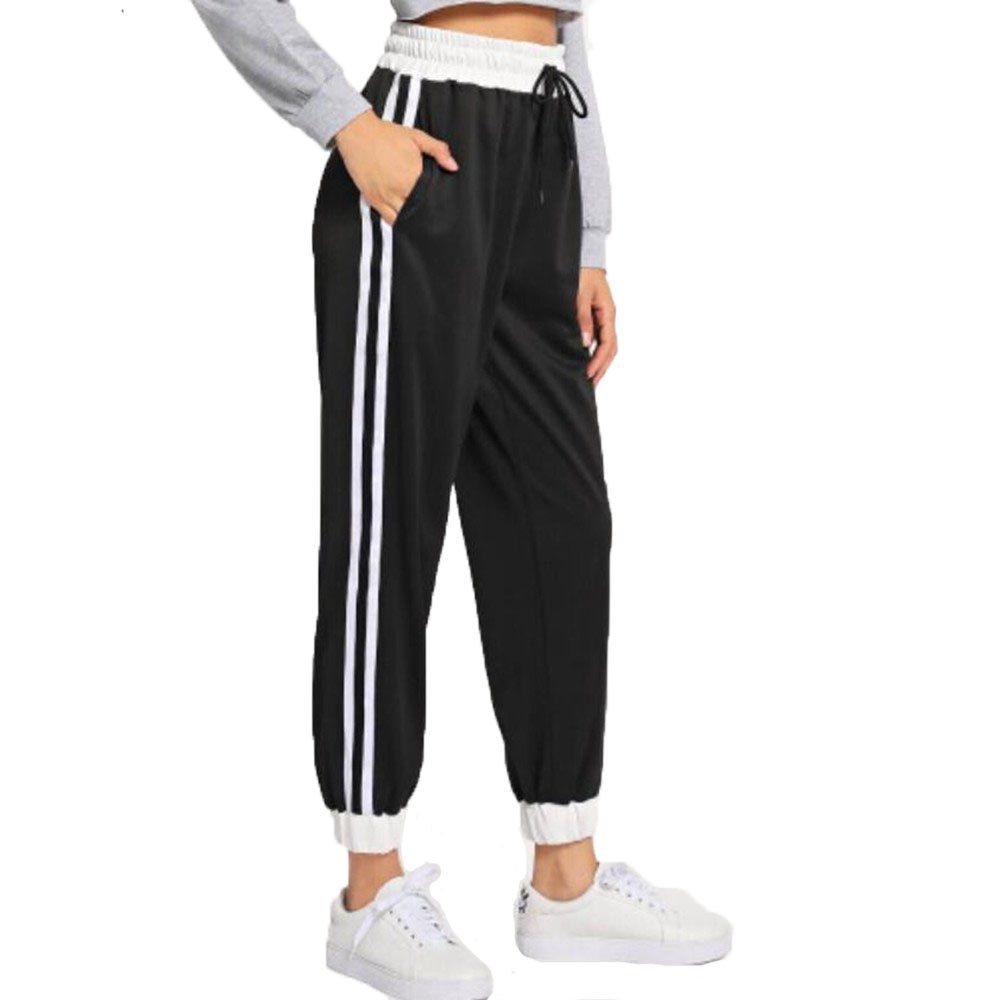 off white striped pants