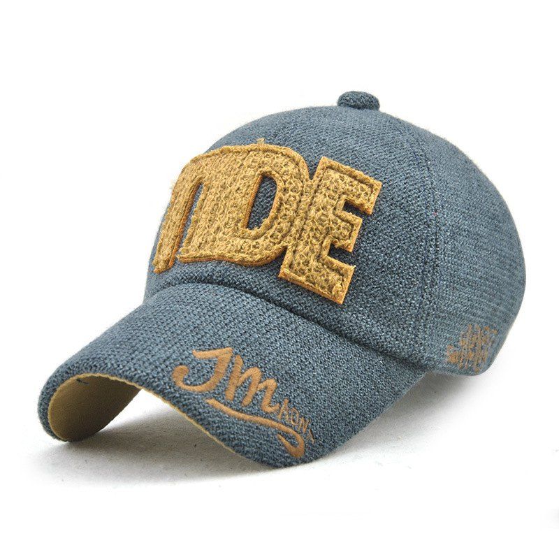 Men Letter Embroidery Baseball Cap