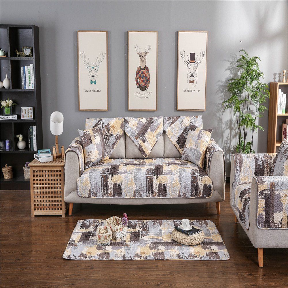 48 Off Four Seasons Simple Modern Sofa Cushion Cotton Sofa Back