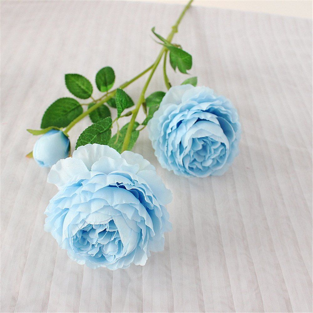 42 OFF 3 Heads European Peony Artificial Flowers DIY Bridal