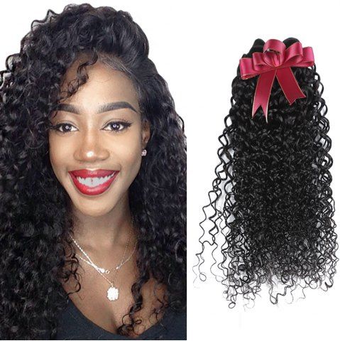 brazilian human hair virgin remy kinky curly natural black 1