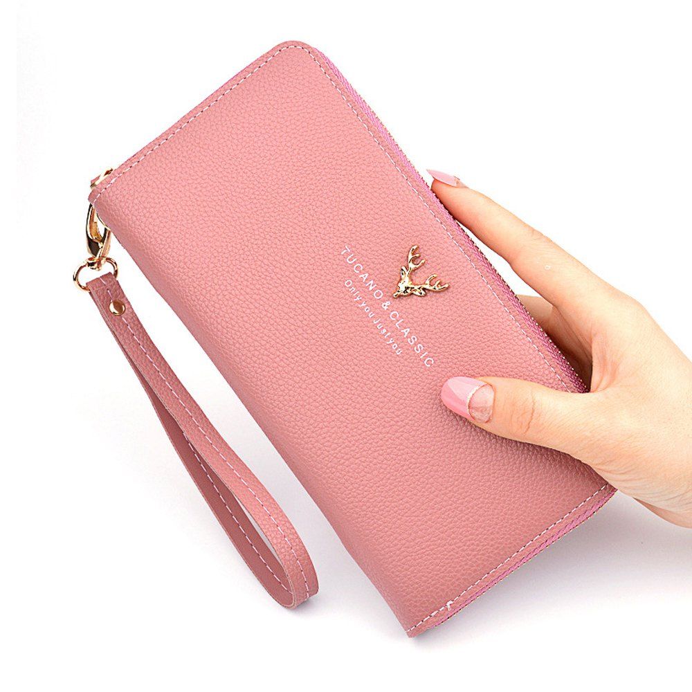 [34% OFF] New Ladies Wallet Long Zipper Large Capacity Clutch Bag Fashion Women&#39;S Wallet | Rosegal