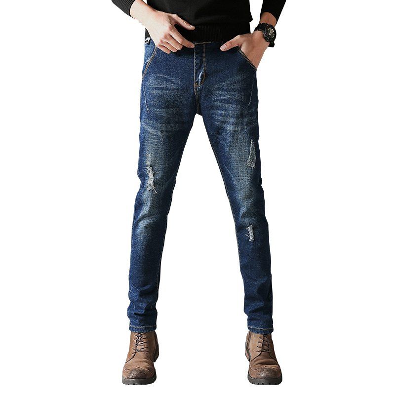 

Men'S Trend Casual Pants Fashion Home Casual Pants Outdoor Slim Sports Pants 719, Sky blue