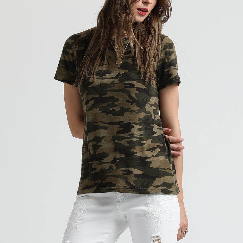

SBETRO Army Green Battle Fatigues Short Sleeve T Shirt, Deep green