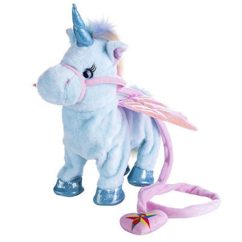 walking unicorn toy with leash