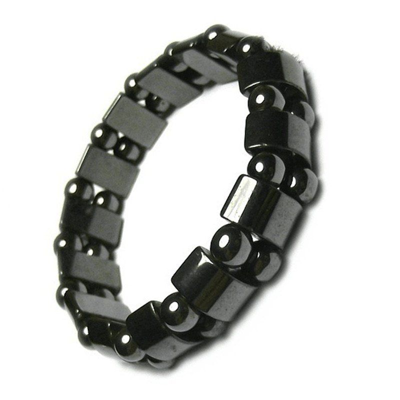 

Recreational Men's Square Bracelet, Black