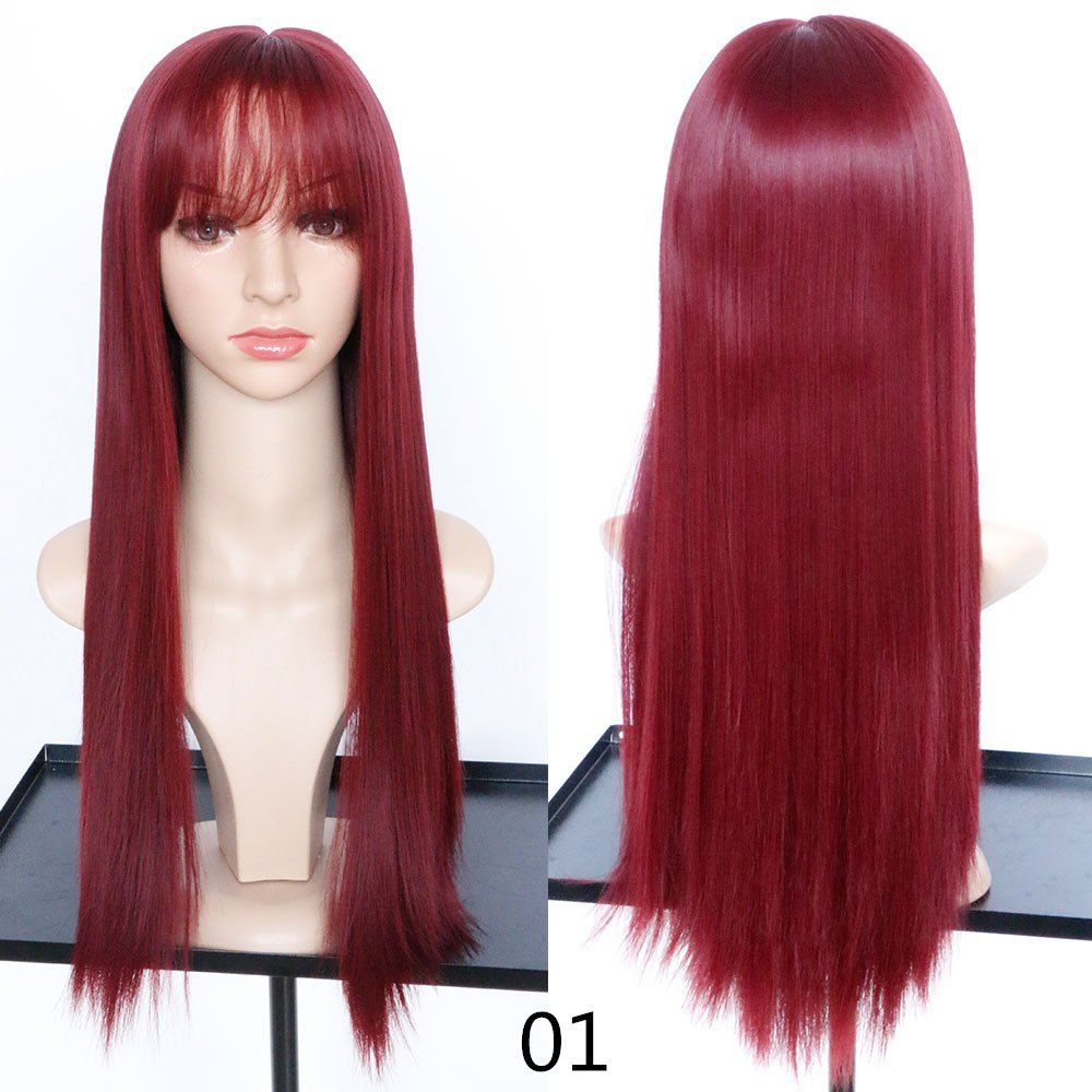 31 Off Fashion Fluffy And Realistic Qi Liu Long Straight Hair