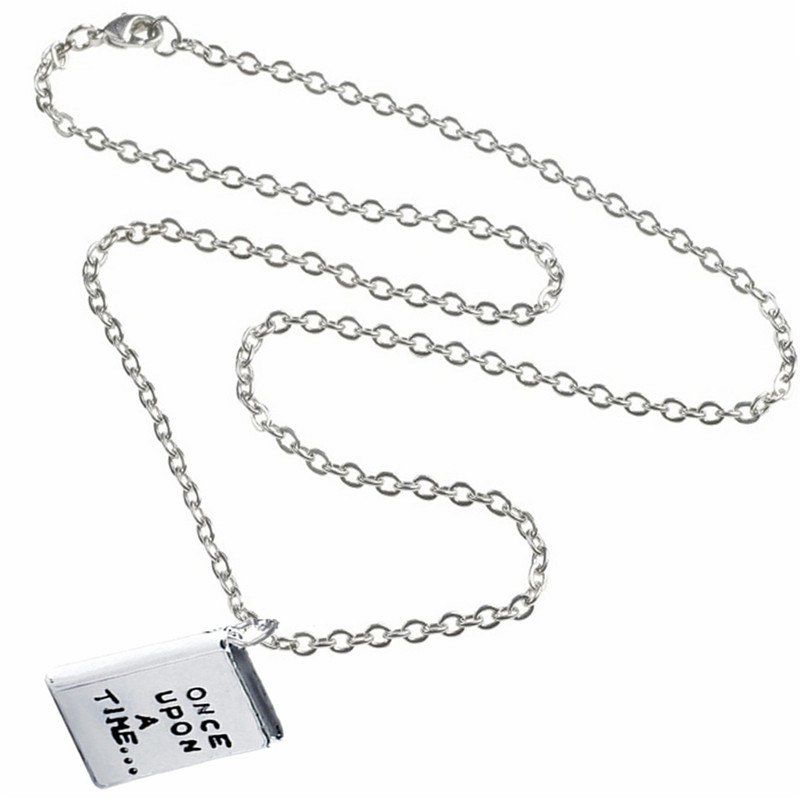 

Delicate Trend Women's Fairy Tale Book Necklace, Silver