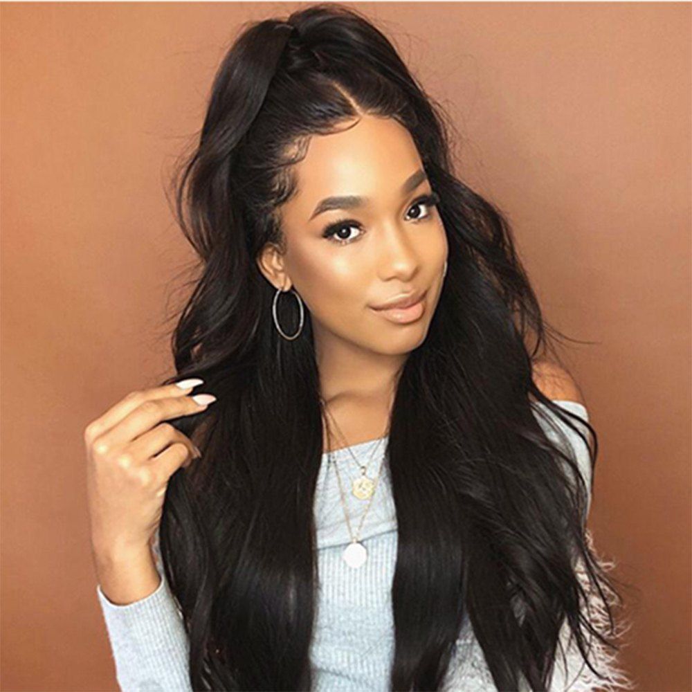  44 OFF Curly Hair Wigs Female Black Long Hair In The Realistic 