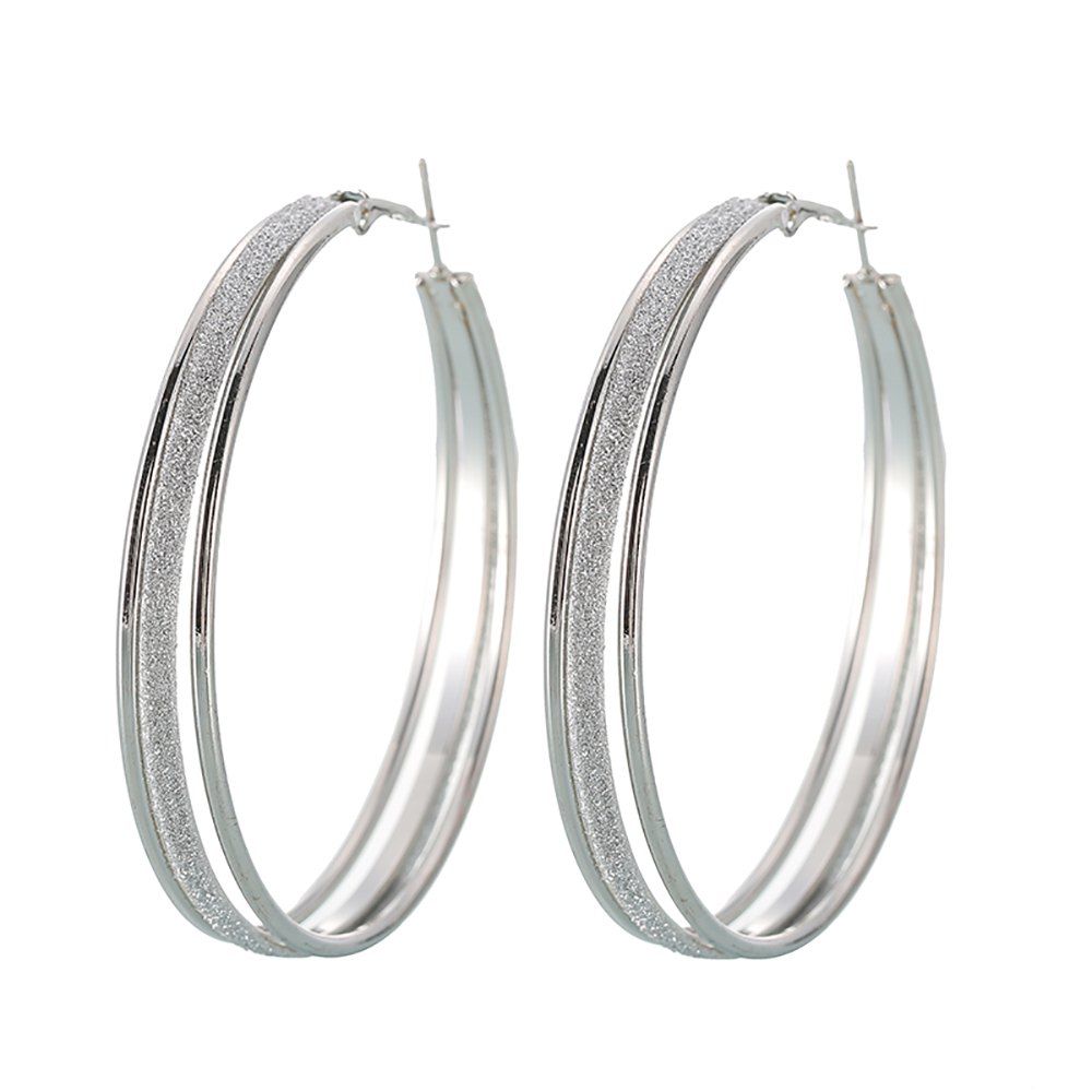 

Vintage Gold Multi-Layer Hoop Earrings Are Great for Party Jewelry, Multi-a