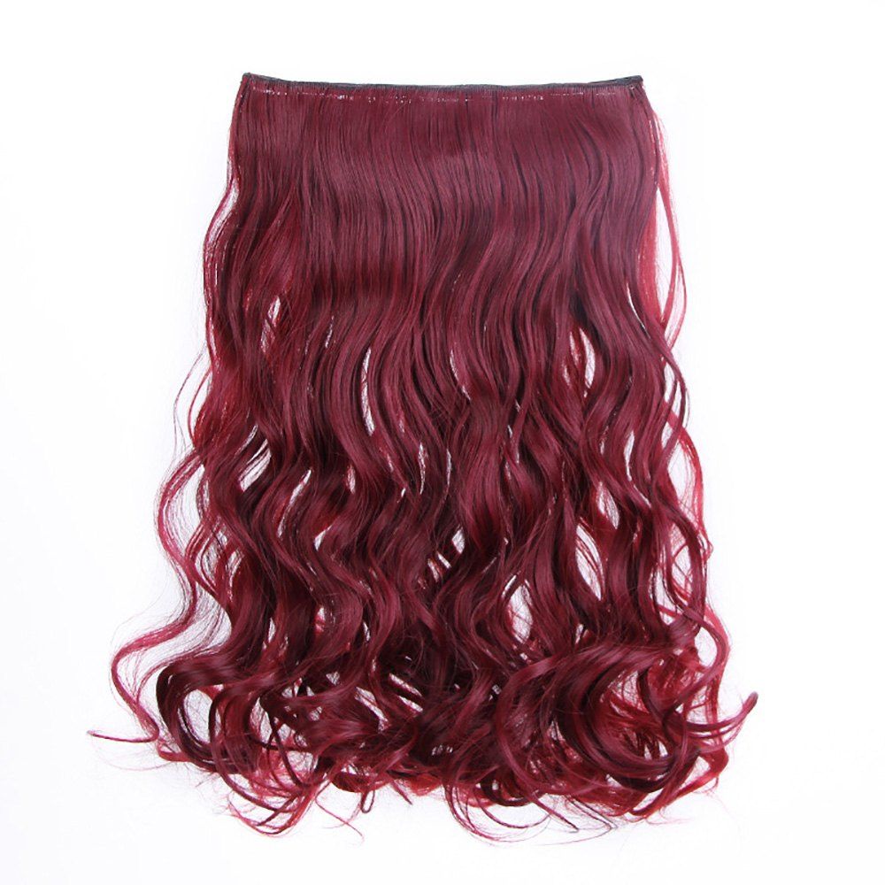 [30% OFF] Traceless Hair Piece Chemical Fiber Curtain Curl Piece | Rosegal