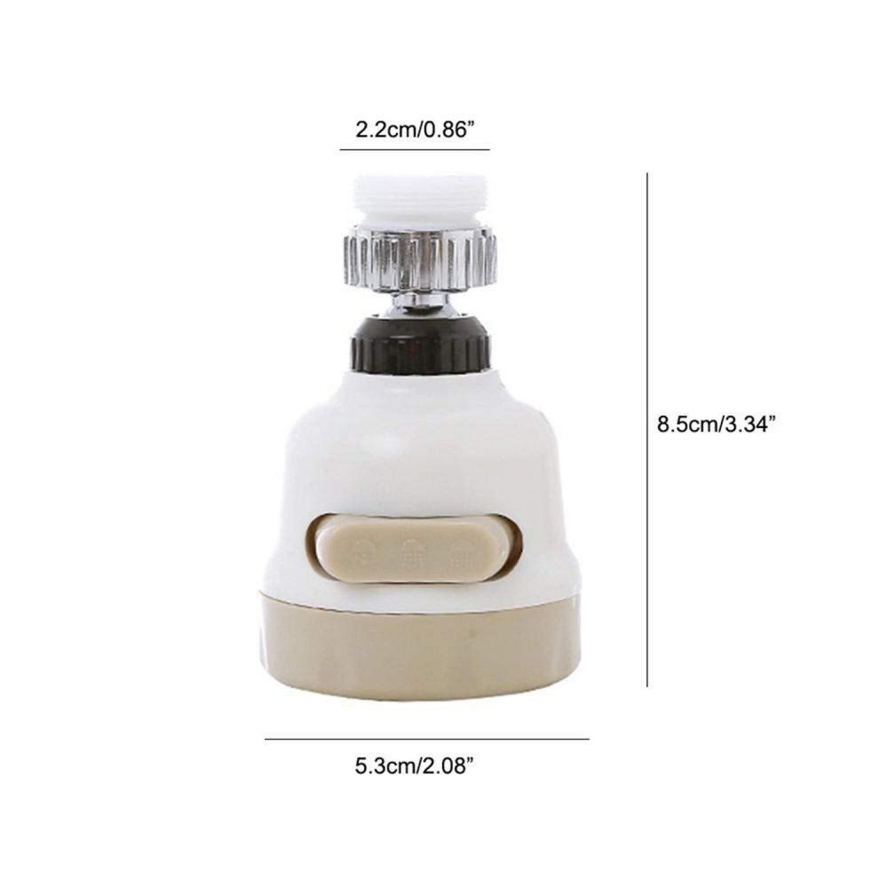 Swivel Faucet Tap Aerator Kitchen Bathroom Shower Splash Proof Filter