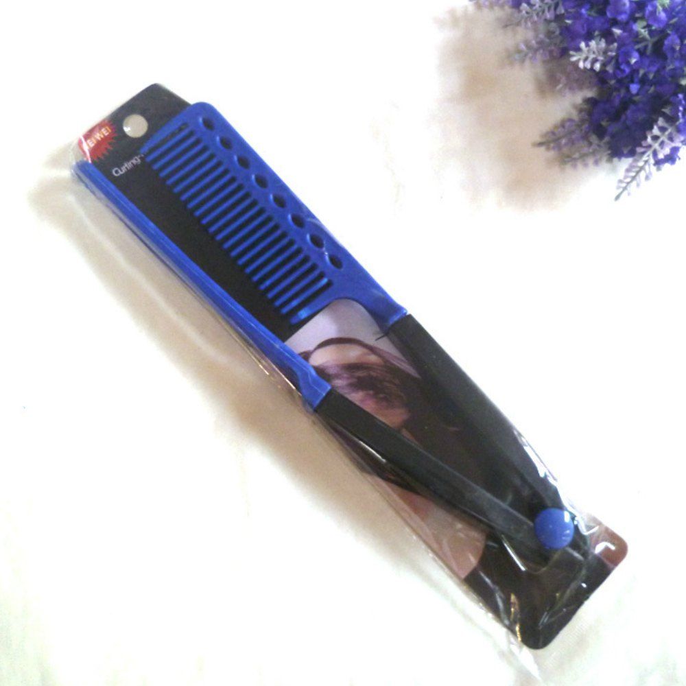 

Women V-Clip Hairdressing Comb, Blueberry blue