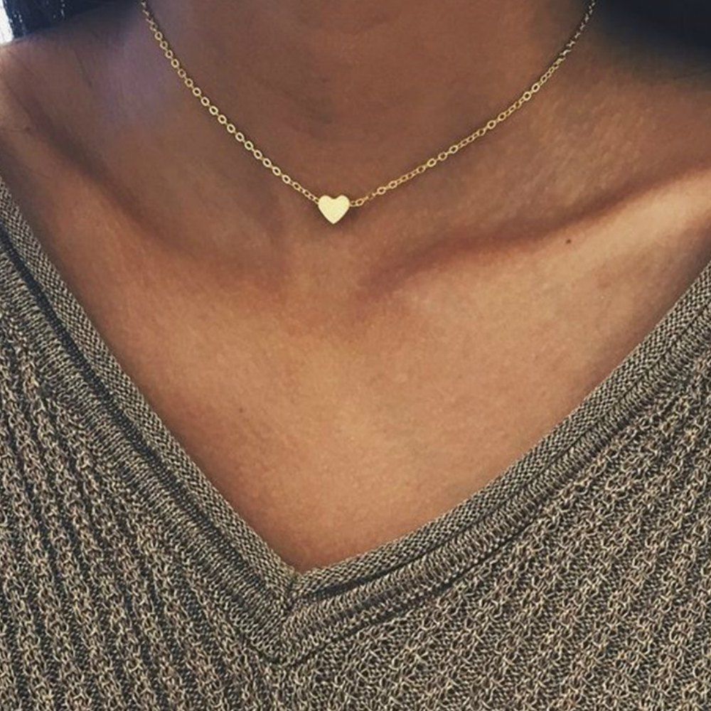 

Loving Clavicle Neck Chain, Gold