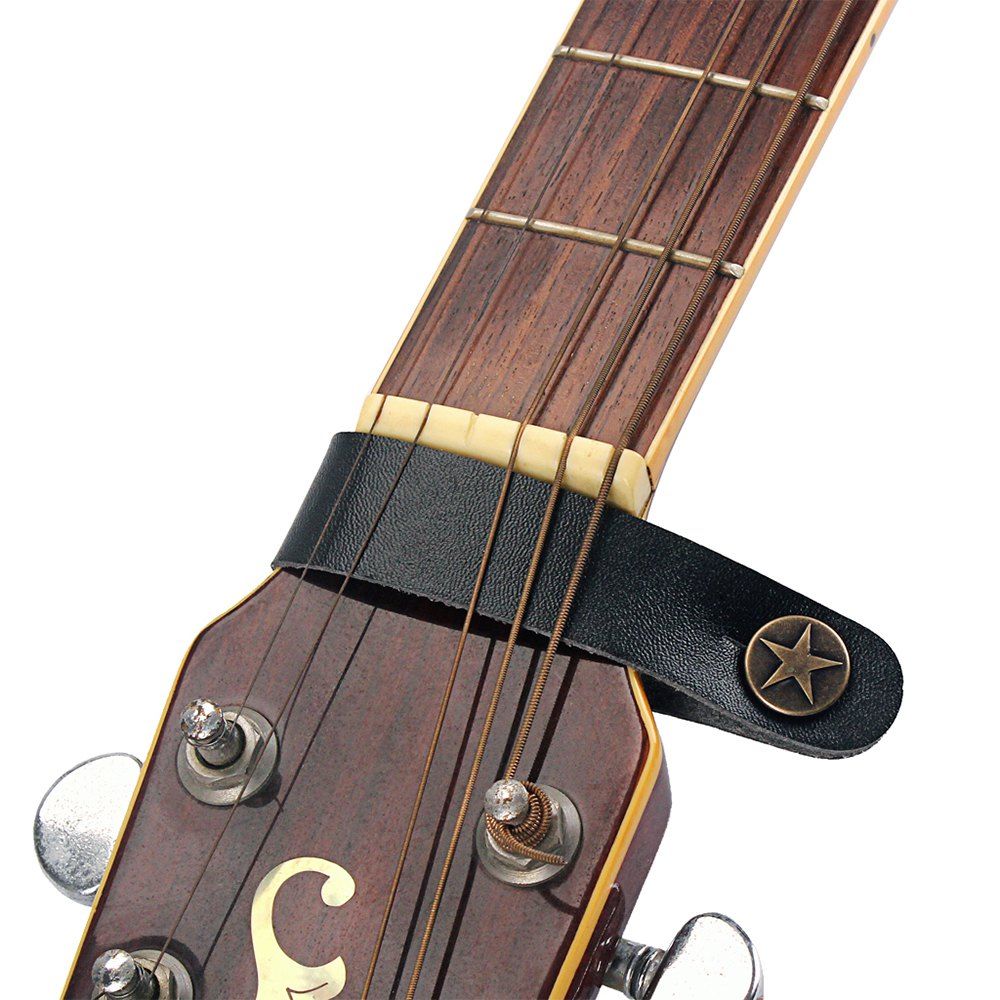 SUPVOX Leather Guitar Strap Hook Button For Electric