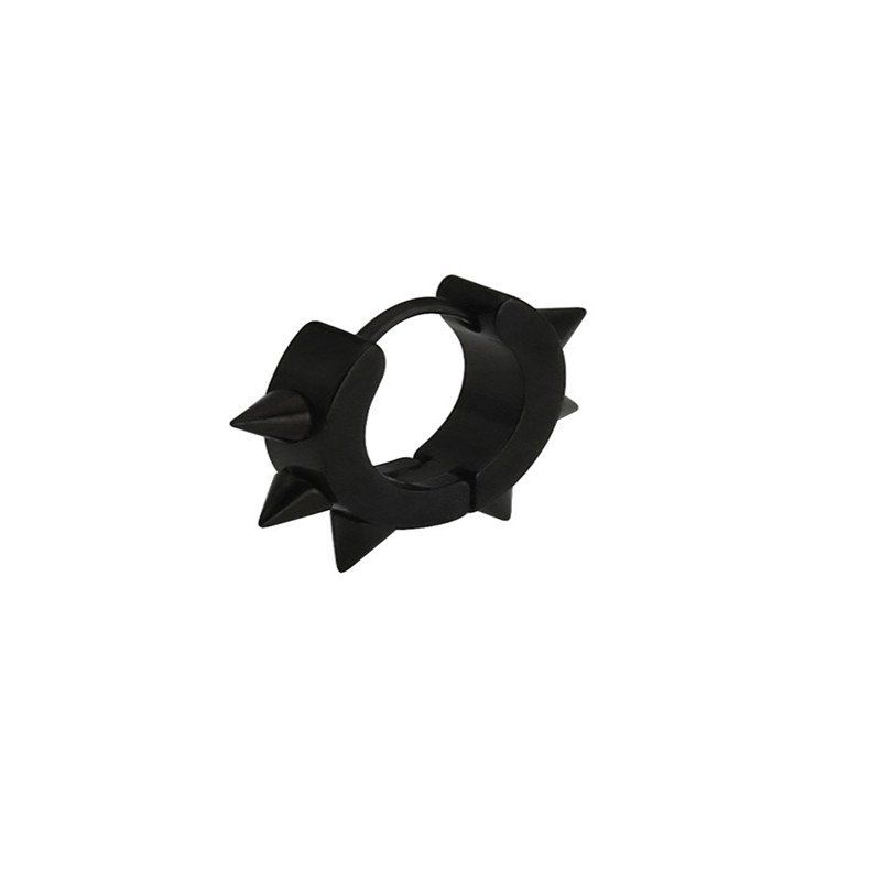 

Personality Trend Men Rivet Taper Ear Button, Black