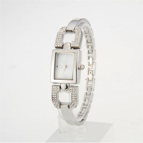 mujer con forma de reloj Reloj Mujer Skmei 9161 Forma De Corazon Piel C Estuche