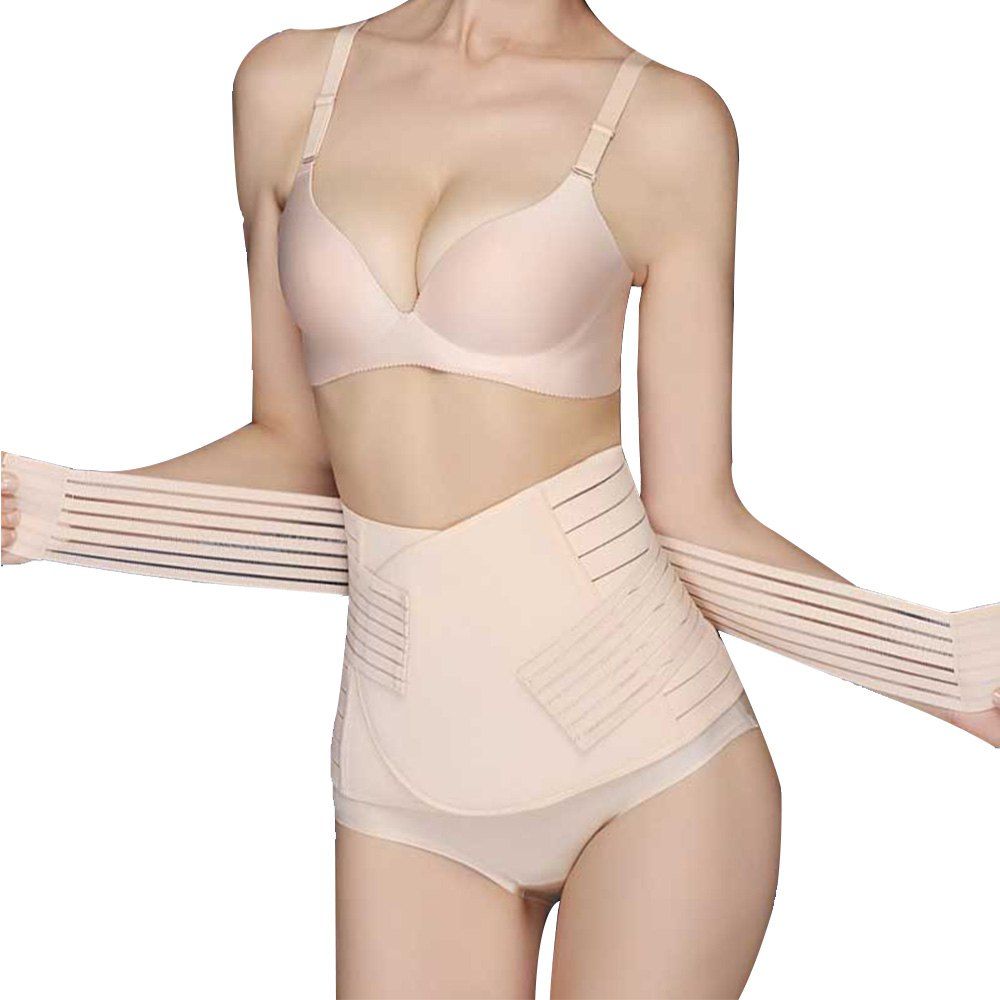 

Beauty Postpartum Abdominal 5 BELT Waist Trainer Waist Belt, Beige