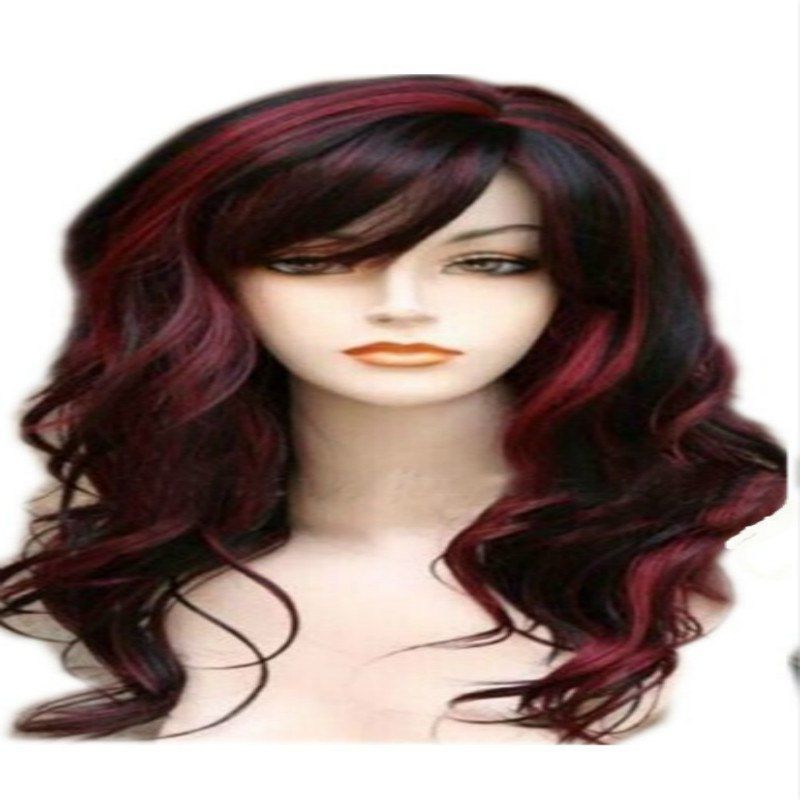 Coiffure Cheveux Rouge Et Noir | Coiffures Cheveux Longs