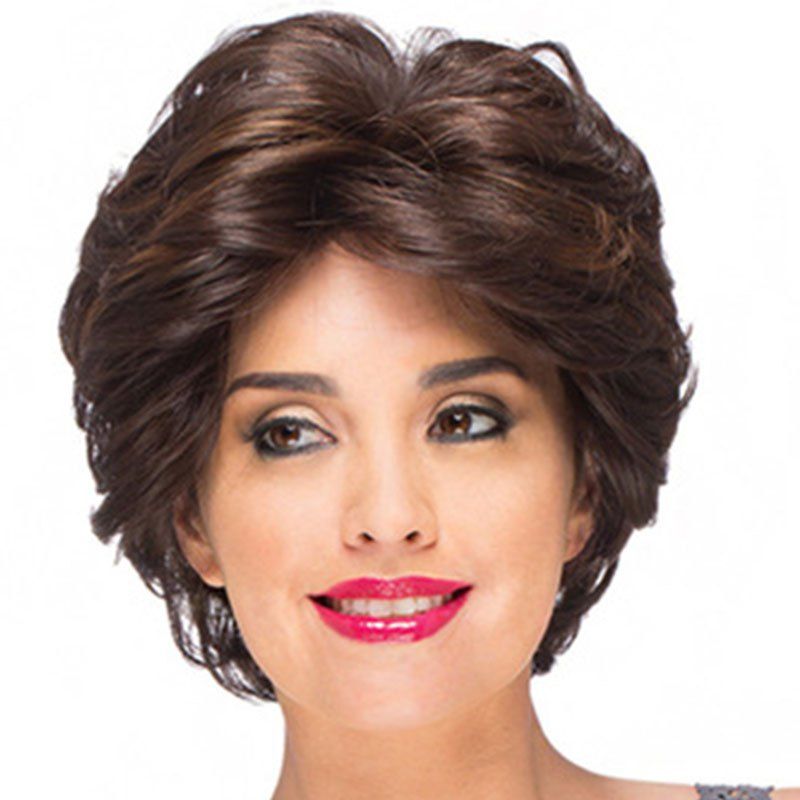 

The Distribution Type Waves Short Wig, Deep brown