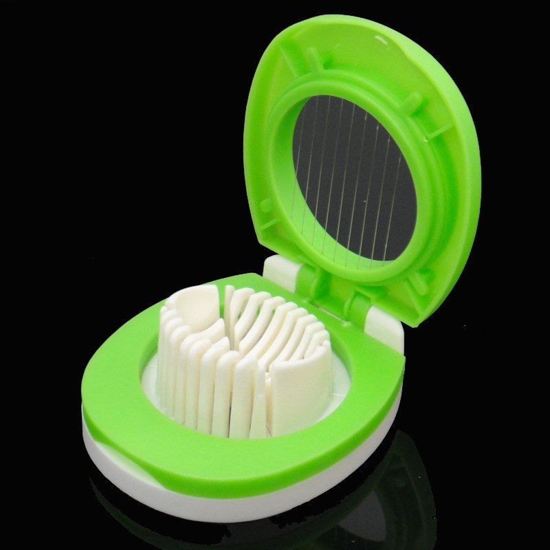 

Multifunctional Egg Splitter Slicer, Yellow green