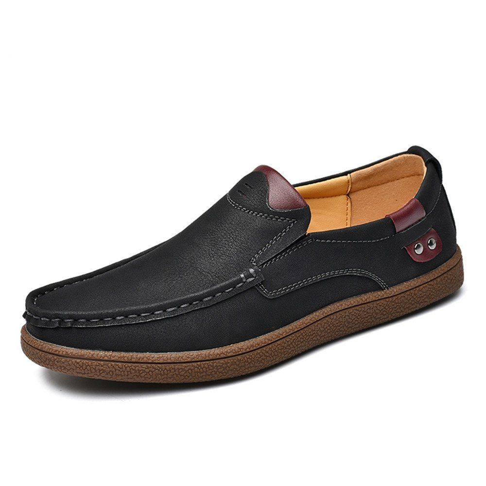 

Men Shoes Leather Casual Men Shoes Male, Black
