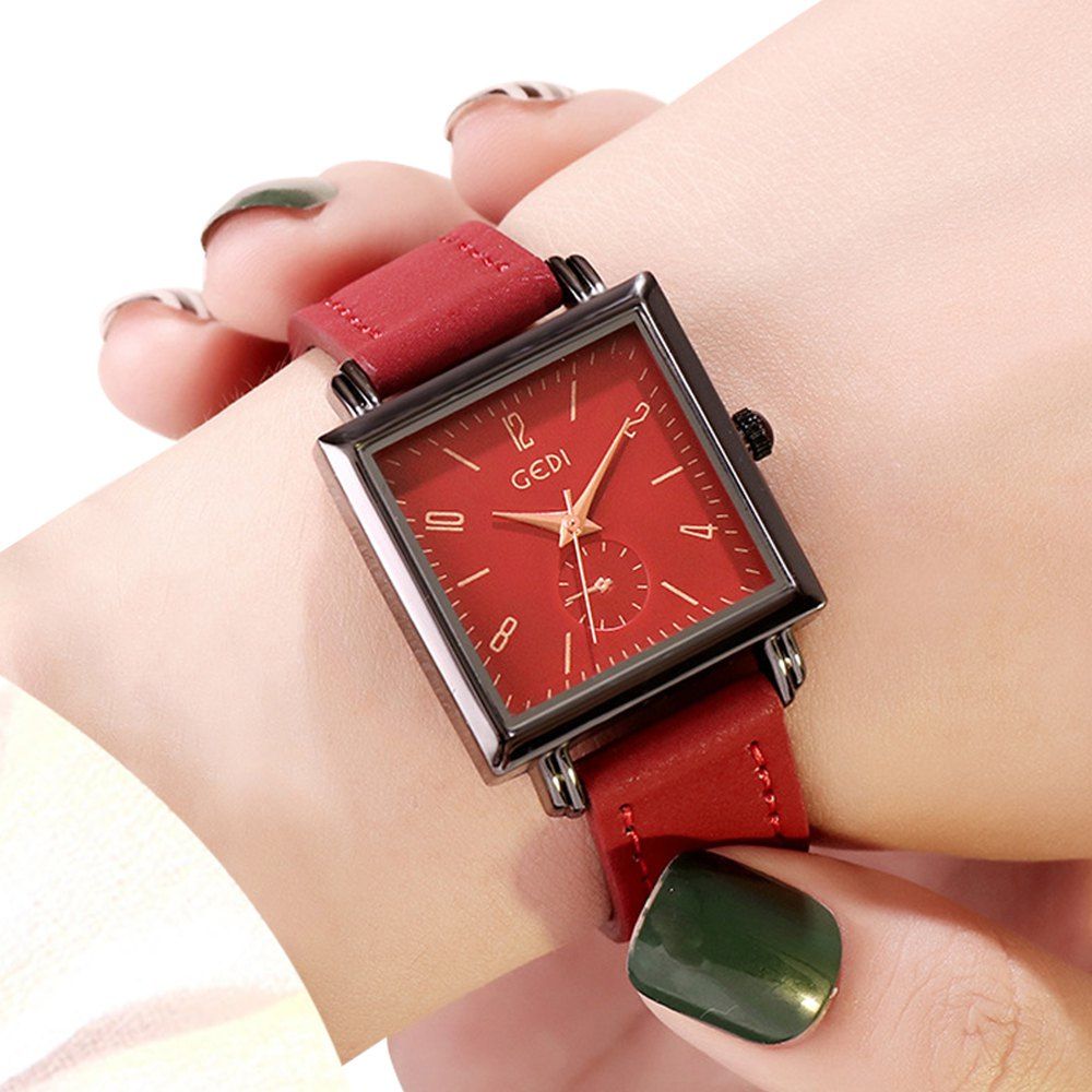square type watch