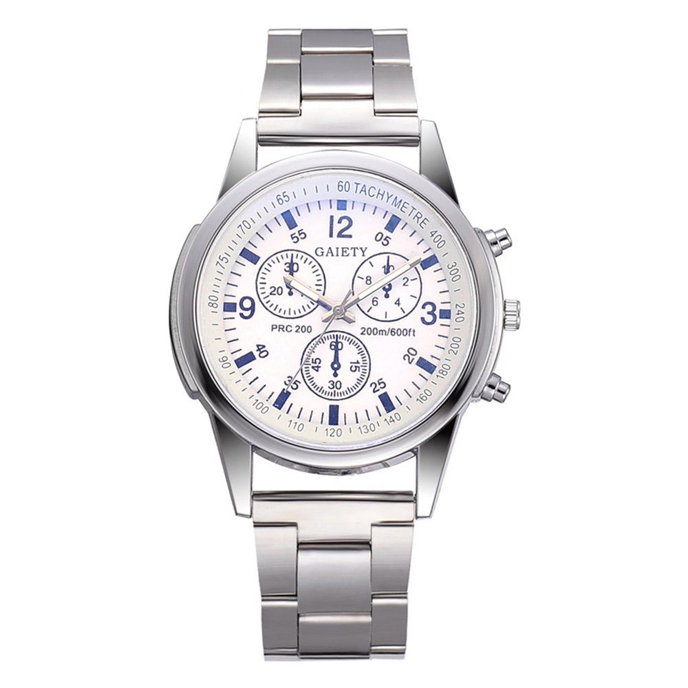 

GAIETY G566 Men'S Watch Three-Eye Six-Needle Watch Steel Strip Quartz Watch, Multi-b