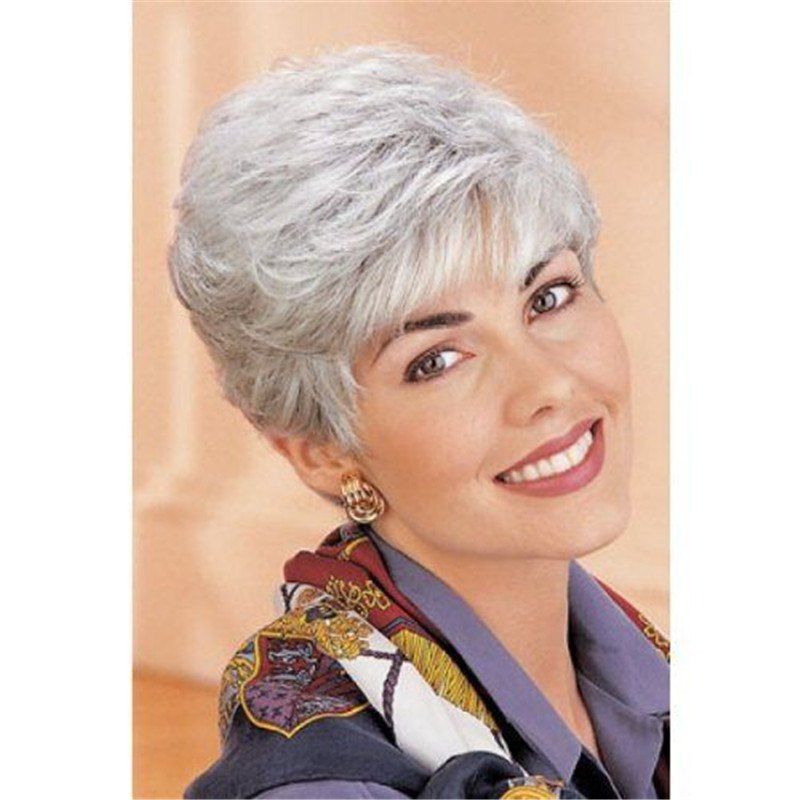 [29 OFF] MiddleAged And Elderly Temperament Shaving Wig Rosegal